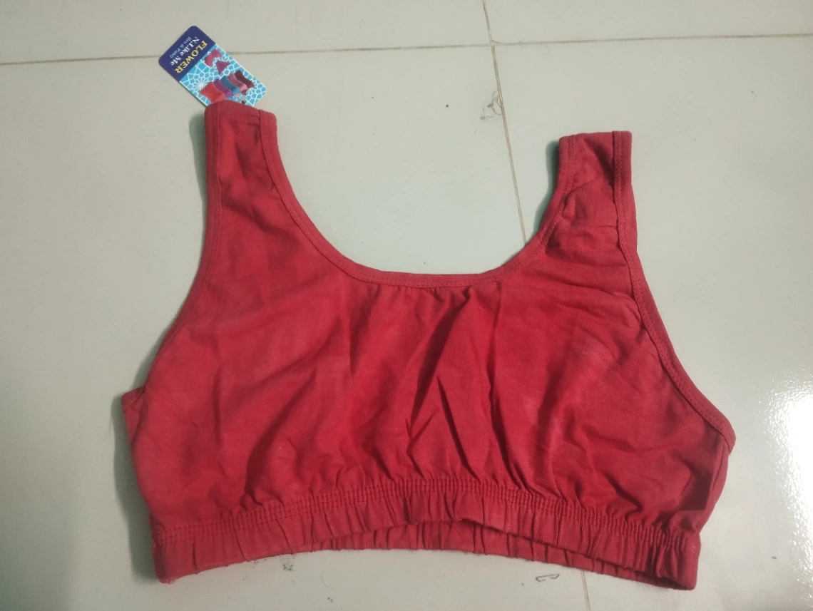 4 piece Semis bra sports bra cotton bra teenagers & women bra অরজিনাল ছবি ভিতরে দেওয়া আছে 3