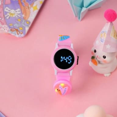 Cartoon Style Led Digital Watch For Kids